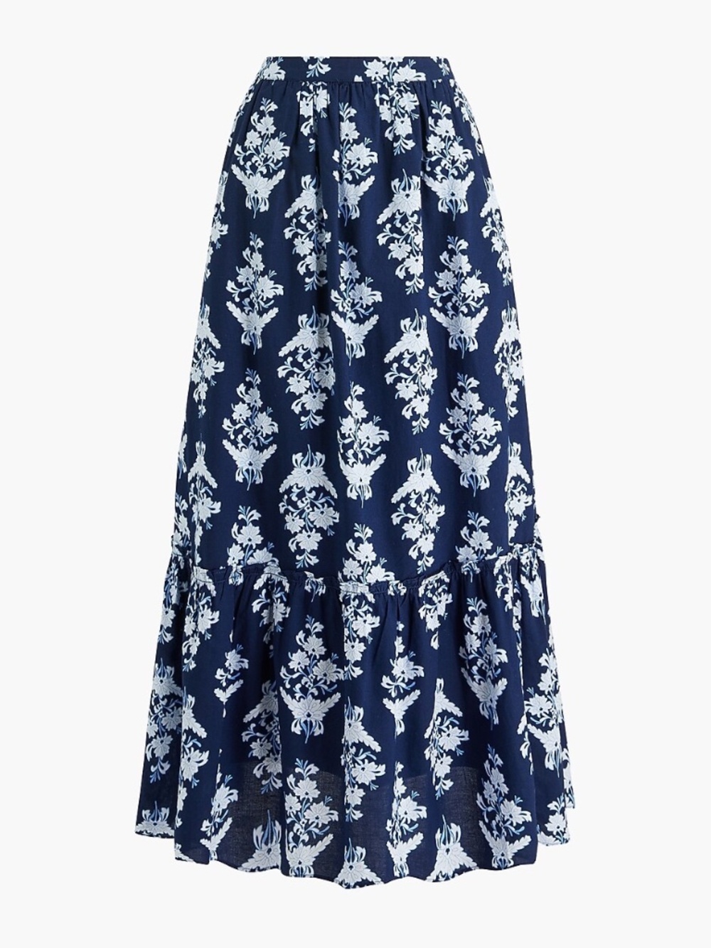 J.Crew - Ruffle flounce maxi skirt